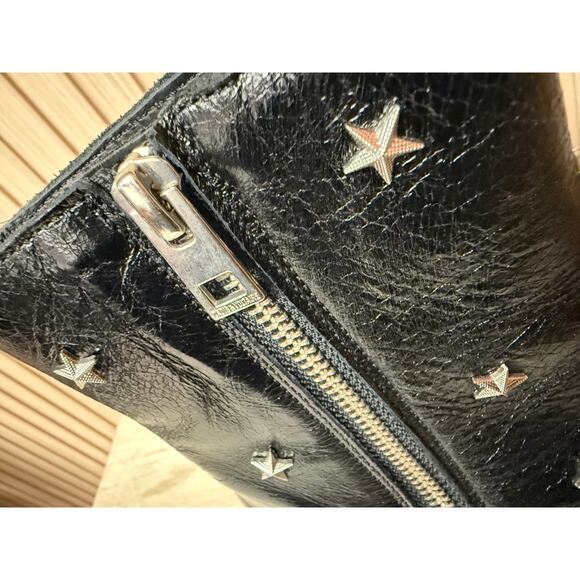 ZADIG & VOLTAIRE Tyler Star Studded Leather Bootie MSRP $498 Womens Sz 5 New - Picture 8 of 12